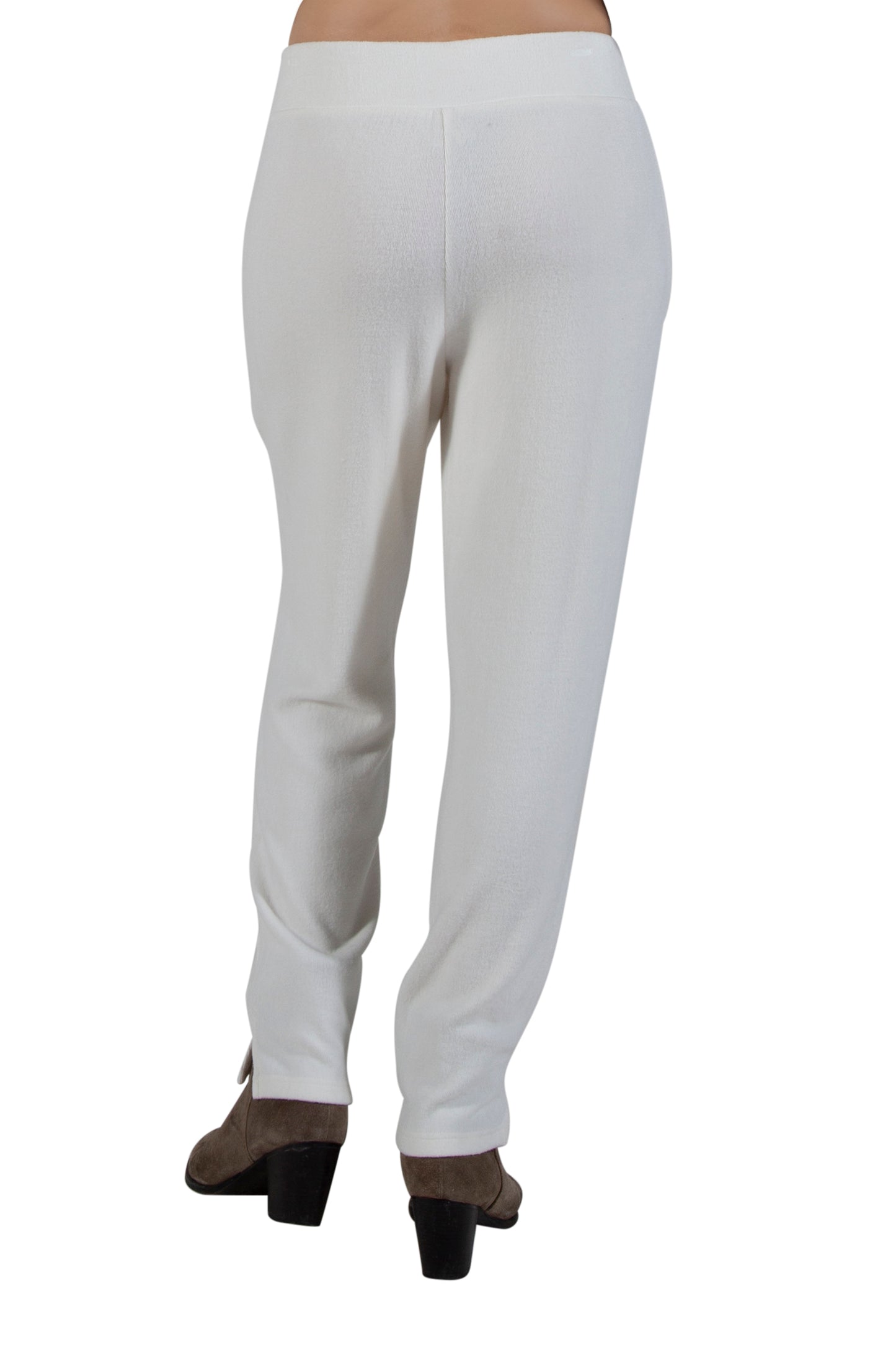 Comfort Luxe Collection Cozy Knit Pleated Pants - La Cera