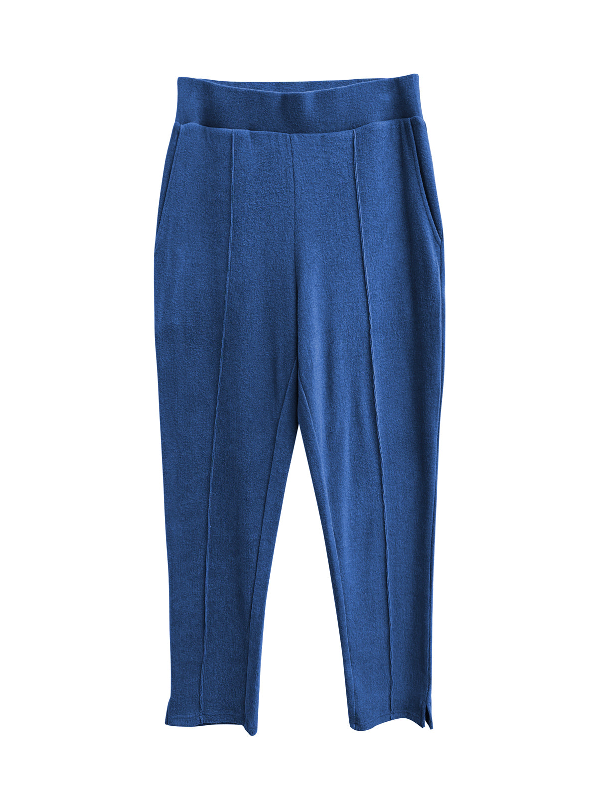 Plus Size Comfort Luxe Collection Cozy Knit Pleated Pants - La Cera