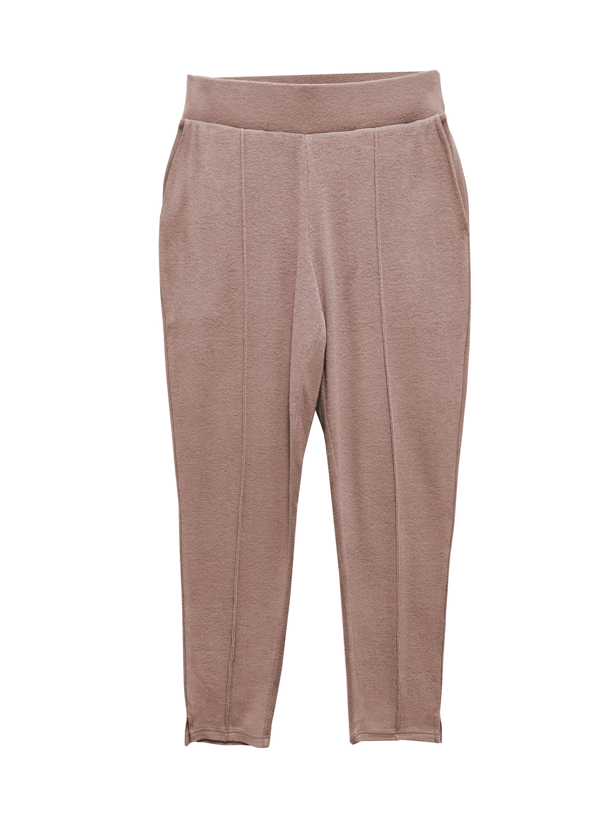 Comfort Luxe Collection Cozy Knit Pleated Pants - La Cera