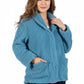 La Cera Honeycomb Fleece Bed Jacket - La Cera