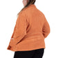 La Cera Plus Size Honeycomb Fleece Bed Jacket