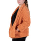 La Cera Plus Size Honeycomb Fleece Bed Jacket