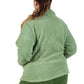La Cera Plus Size Honeycomb Fleece Bed Jacket
