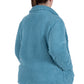 La Cera Plus Size Honeycomb Fleece Bed Jacket