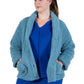 La Cera Plus Size Honeycomb Fleece Bed Jacket