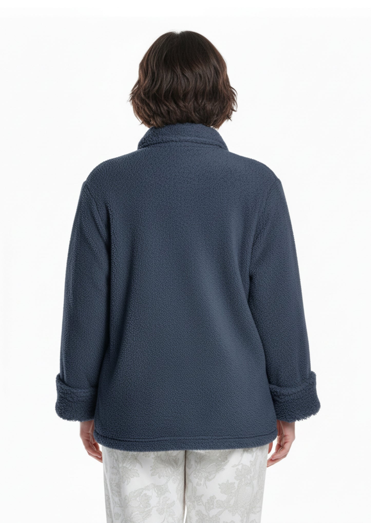 LA CERA Women's Fleece Bed Jacket