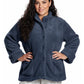 Plus Size LA CERA Women's Fleece Bed Jacket