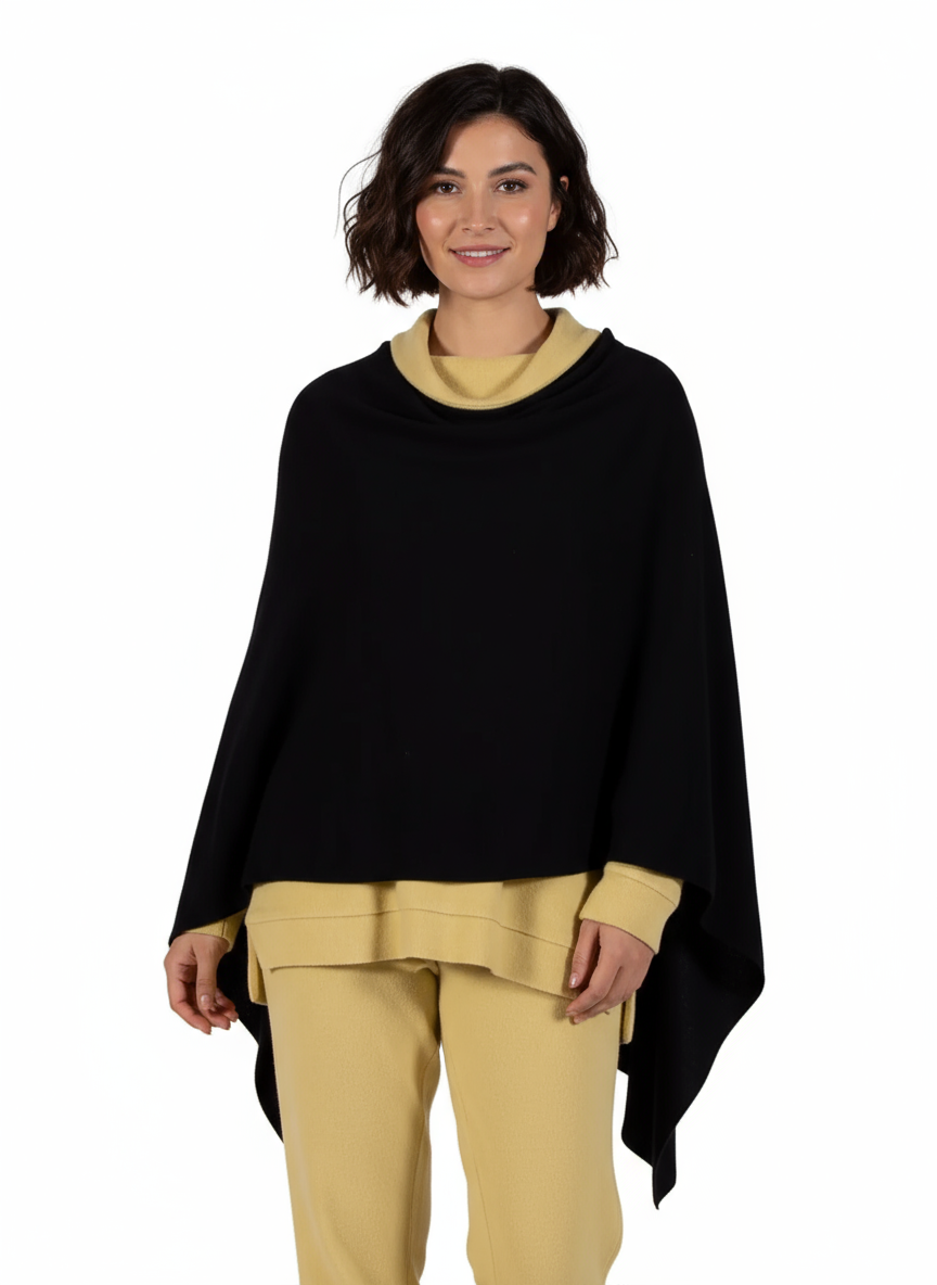 Comfort Luxe Collection Cozy Knit Poncho