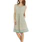 La Cera Sleeveless Floral Print Chemise - La Cera