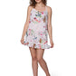 White Floral Cotton Chemise