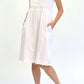 La Cera Sleeveless Embroidered Pleated Chemise - La Cera - 1