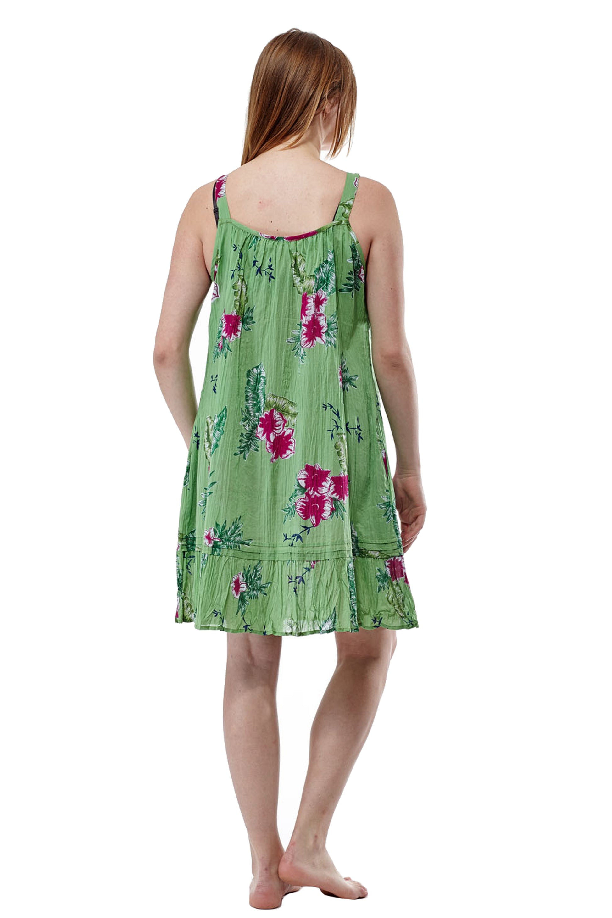 Mint Floral Chemise - La Cera