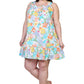Camisón con estampado floral pastel 100% algodón La Cera