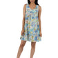100% Cotton Floral Print Chemise - La Cera