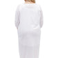La Cera Plus Size Embroidered Night Gown - La Cera