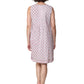 La Cera Sleeveless 100% Cotton Print Chemise