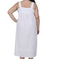 La Cera Plus Size Embroidered Sleeveless Pinafore Gown - La Cera
