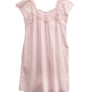 La Cera 100% White Cotton Embroidered Sweetheart Chemise - Plus Size - La Cera