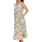 Lace trimmed 100% Cotton English Garden Print Gown - La Cera