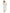 Plus Size 100% Cotton Lace Trim Flounce Gown- Blue and White Floral Print - La Cera