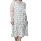 La Cera Sleeveless Rose Vine 100% Cotton Gown - Plus Size - La Cera