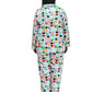 La Cera Plus Size Cotton Flannel Pajama Set - La Cera