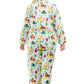 Plus Size Forest Animal Flannel Pajama Set
