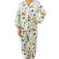 Plus Size Forest Animal Flannel Pajama Set