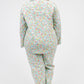La Cera Plus Size Floral Flannel PJ Set - La Cera - 3