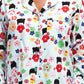 La Cera Long Sleeve Printed Flannel Pajama Set - La Cera - 2