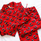 Whimsical Skunk Flannel Pajamas Set - La Cera