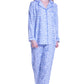 Flannel Long Sleeve Pajama Set - La Cera