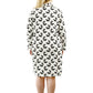 Camisa de noche de franela Whimsical Skunk de talla grande
