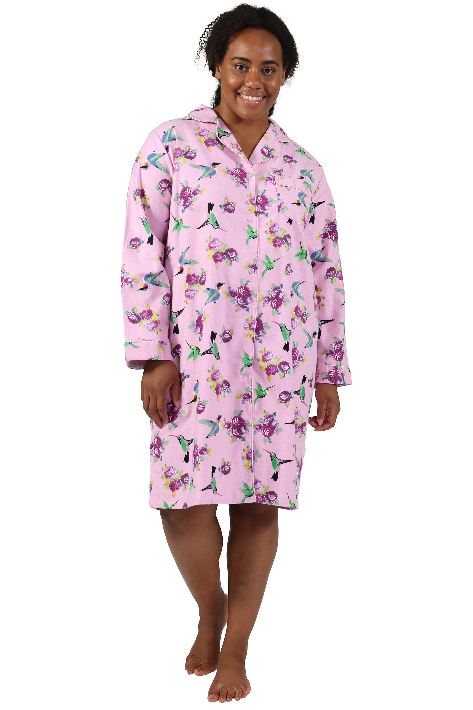 Flannel Night Shirt - La Cera