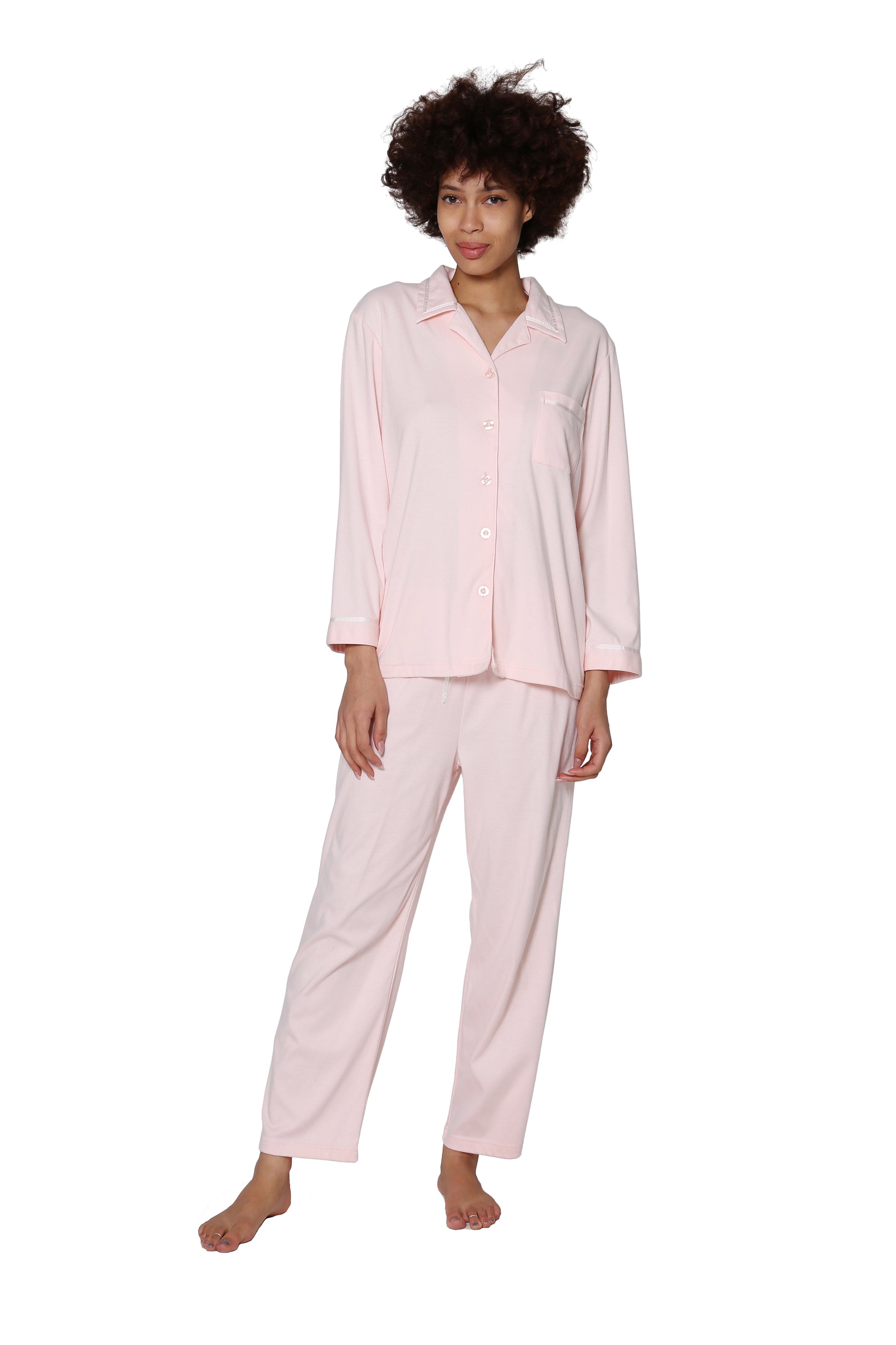 Long Sleeve Plus Size PJ Set - La Cera