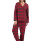 100% Cotton Yarn Dyed Plaid Flannel Pajama Set