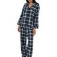 100% Cotton Yarn Dyed Plaid Flannel Pajama Set