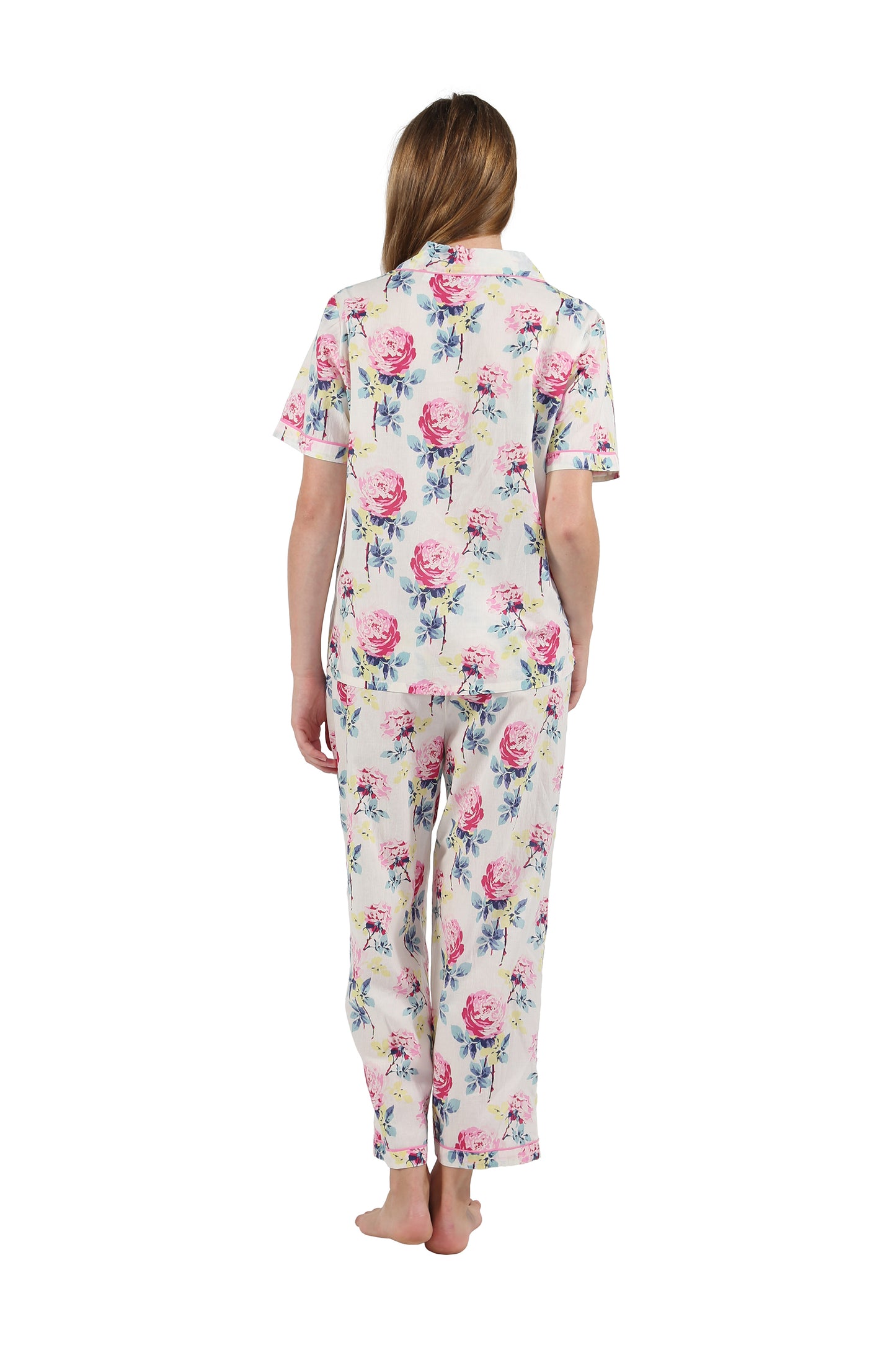 Floral Print Pajamas - La Cera