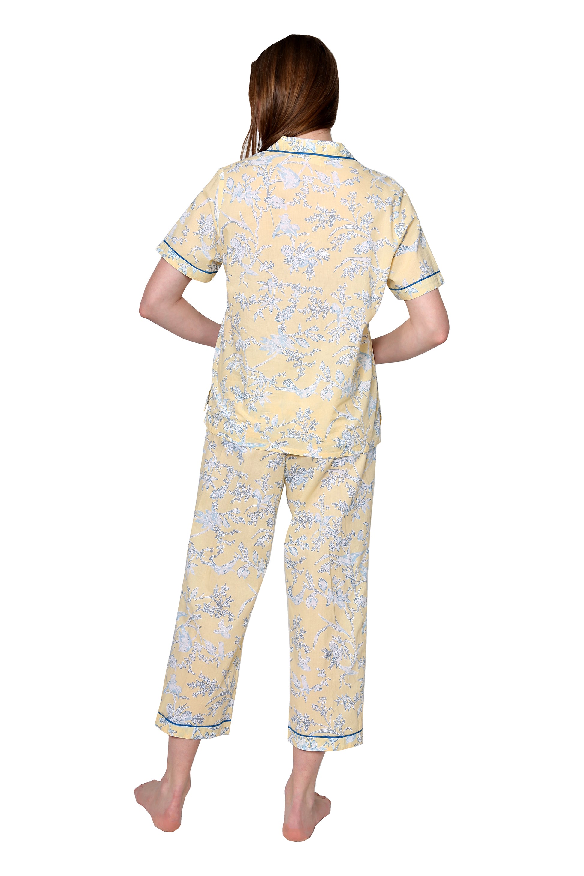 Floral Print Pajamas - La Cera