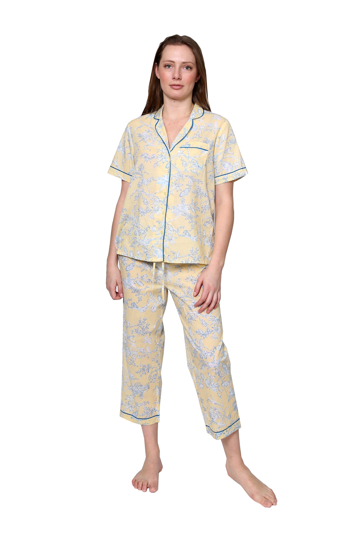 Floral Print Pajamas - La Cera
