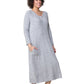 The Comfort Collection Snap Gown - La Cera