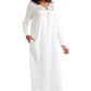Long Sleeve Crochet Sleep Dress - La Cera