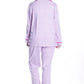 Long Sleeve Floral Pajama Set - La Cera