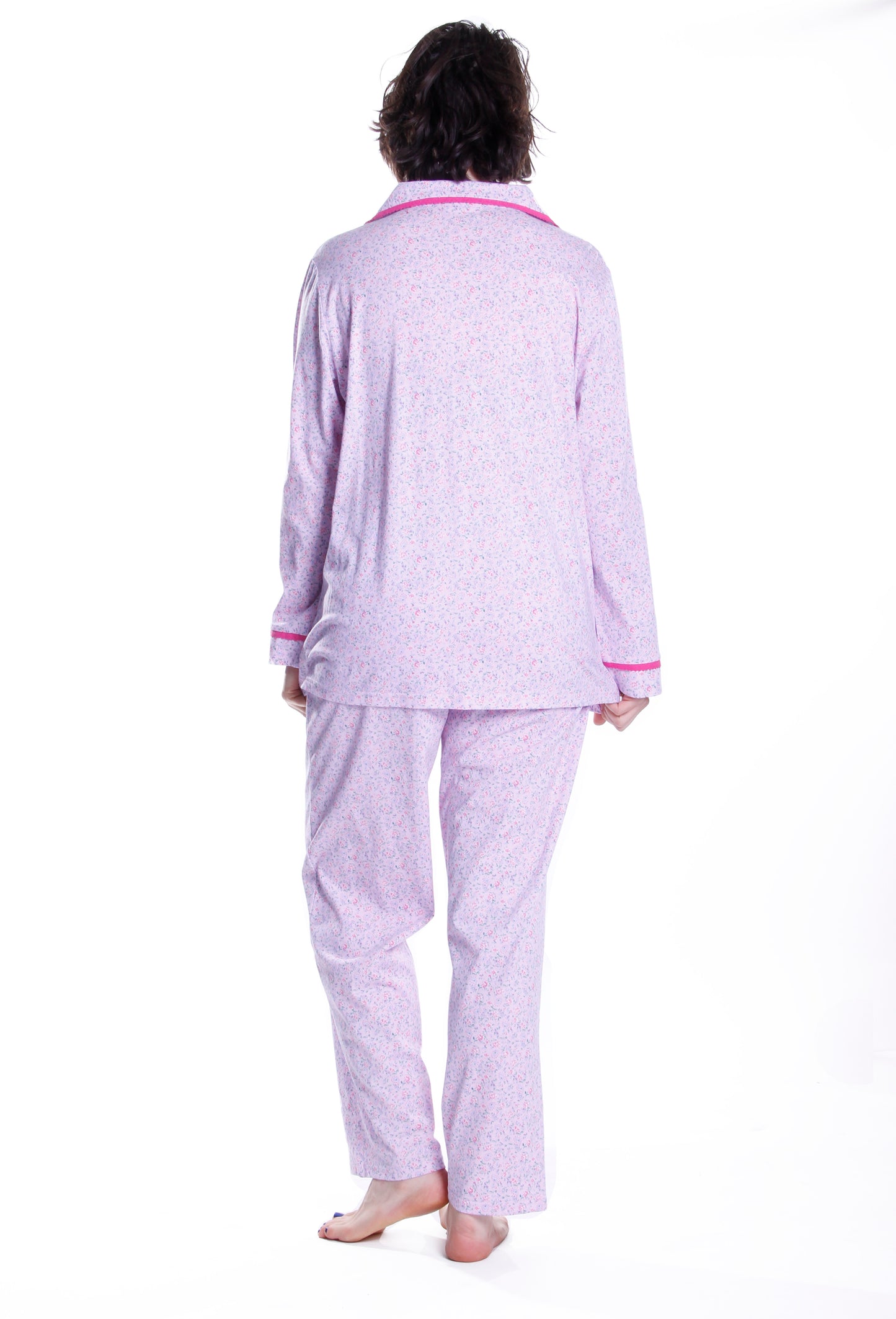 Long Sleeve Floral Pajama Set - La Cera