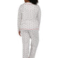 Long Sleeve Mistletoe Plus Size PJ Set - La Cera