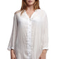 Long Sleeve Rayon Nightshirt - La Cera