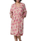 La Cera Cotton Wrap Robe - La Cera