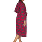 Flannel Plaid Robe - La Cera
