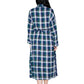Flannel Plaid Robe - La Cera