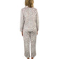 La Cera Sheered Minky Fleece PJ Set